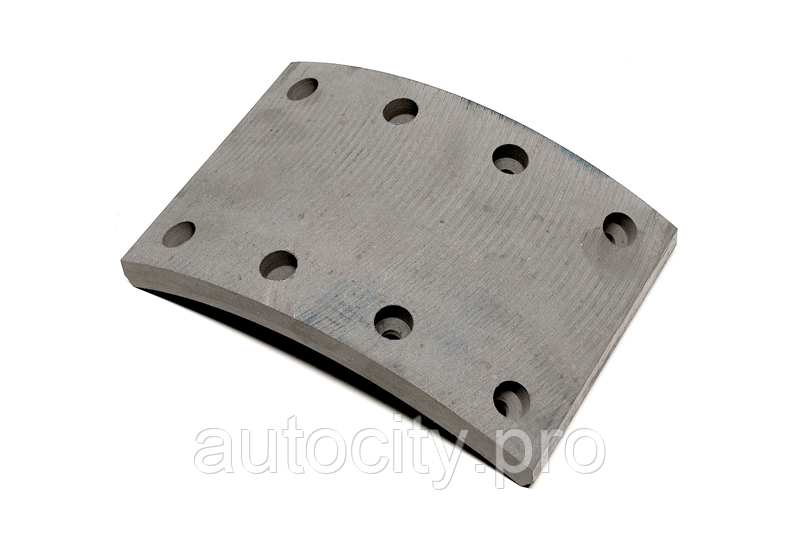 Накладка гальмівна задн. 200-3502105 (свердл., МАЗ, КРАЗ) ДК, фото 1