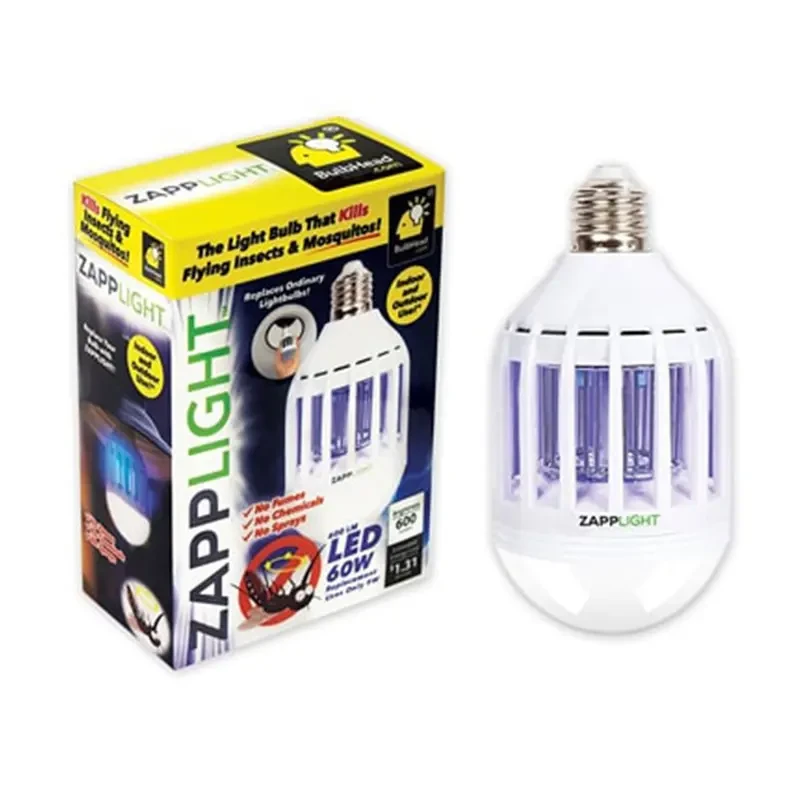 Світлодіодна лампа знищувач комарів ZAPP LIGHT LED LAMP, фото 1