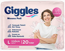Гігієнічні прокладки для жінок Giggles Mesane Pedi 10 крапель (20 шт)
