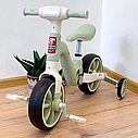 Велосипед-трансформер Best Trike BT-14192 українське озвучування, з'ємні педалі і допоміжні бокові колесика, фото 3