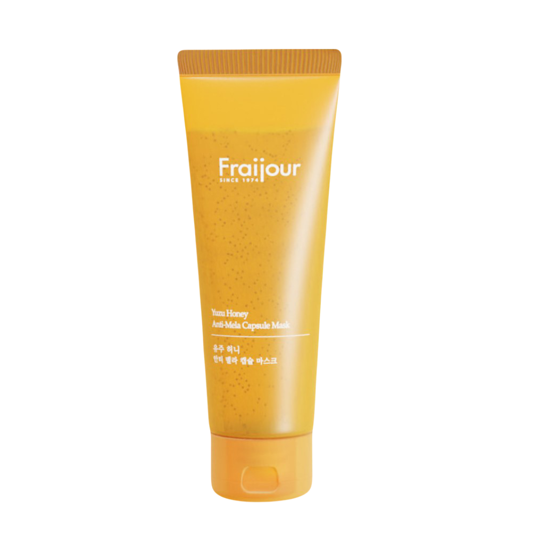 Нічна маска для обличчя з прополісом та екстрактом Юдзу Fraijour Yuzu Honey Anti-Mela Capsule Mask 75 мл