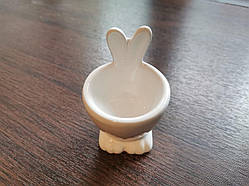 Підставка для яйця Кролик колір білий