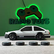 Дрифт машинка на радіоуправлінні Toyota AE86 Sprinter Trueno Біла | Машинка для дрифту на пульті управління | Дрифтова, фото 2