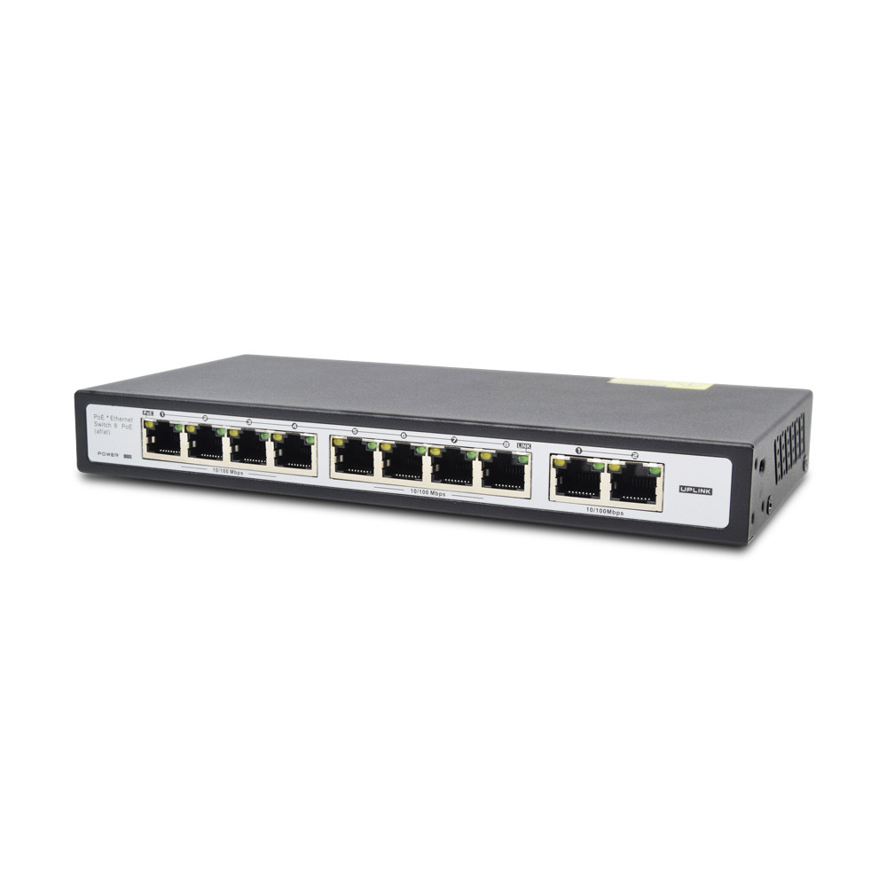 10-портовий некерований PoE-комутатор ATIS PoE-1010-8P Pro