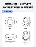 Беруші для сну від храпу біруші багаторазові з високим шумозаглушенням берушки затички від шуму силіконові в маленькі вуха Чорні, фото 9
