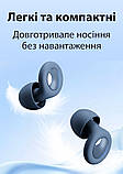 Беруші для сну від храпу біруші багаторазові з високим шумозаглушенням берушки у літак затички від шуму силіконові в маленькі вуха, фото 5