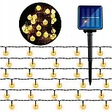 Гірлянда вулична LED лампочки SOLAR GARDEN LIGHT 834-122 WW на сонячній батареї, фото 5