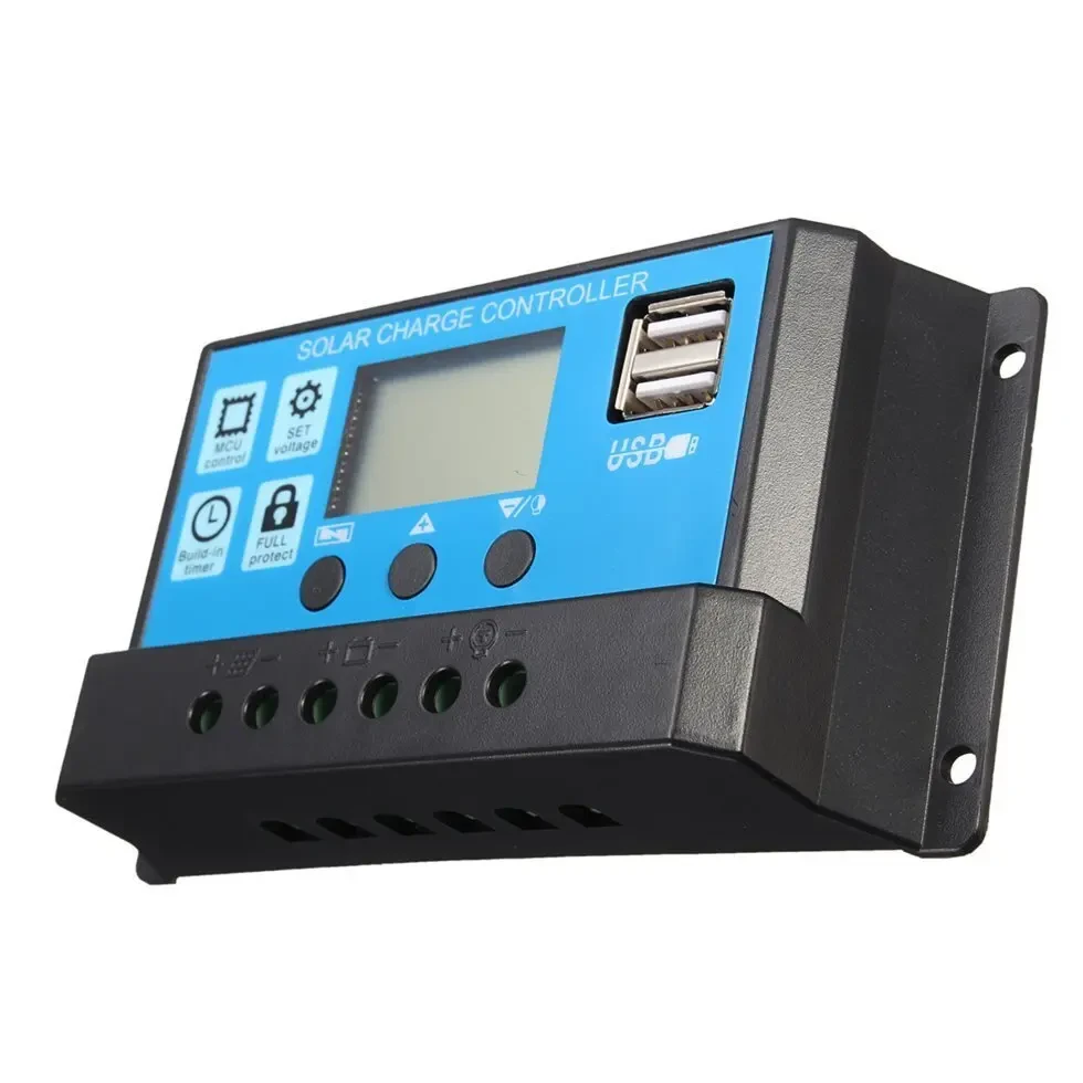 Контролер заряду для сонячної батареї AT15 20A 12V/24V, фото 1