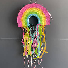 Піньята "Веселка з стрічками", Пиньята "Радуга с лентами"