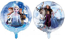 Фольгована кругла кулька Крижане серце 18 дюймів