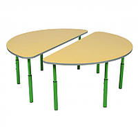 Стіл дитячий півколо регульований по висоті 1-3 ростова група