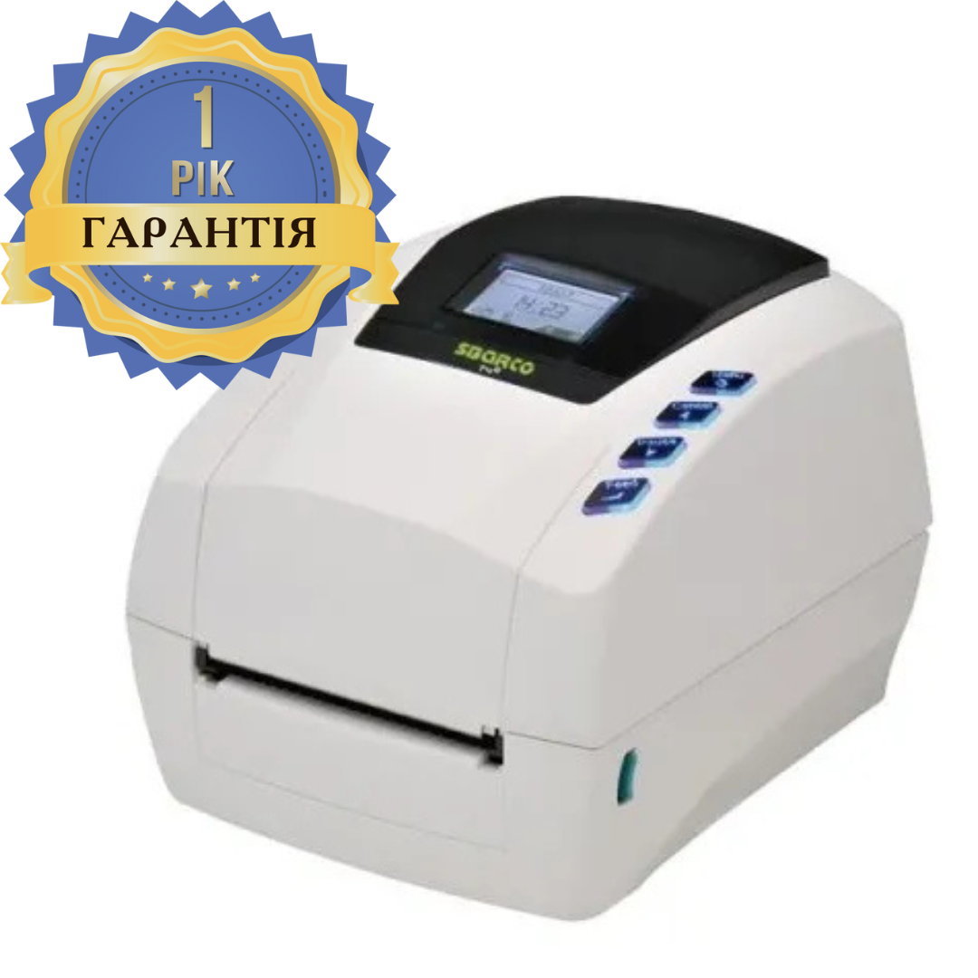 Настільний принтер етикеток Sbarco T4+ (з дисплеєм)
