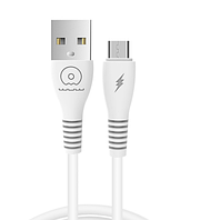 Кабель Lightning 1.0 m WUW X195 (WUW-X195L) білий (коробка)