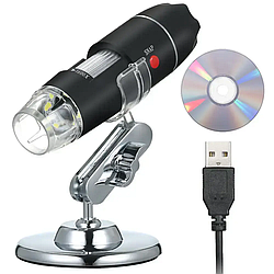 Цифровий мікроскоп на підставці 2MP, 1600x, від USB / Портативний трихоскоп / USB мікроскоп
