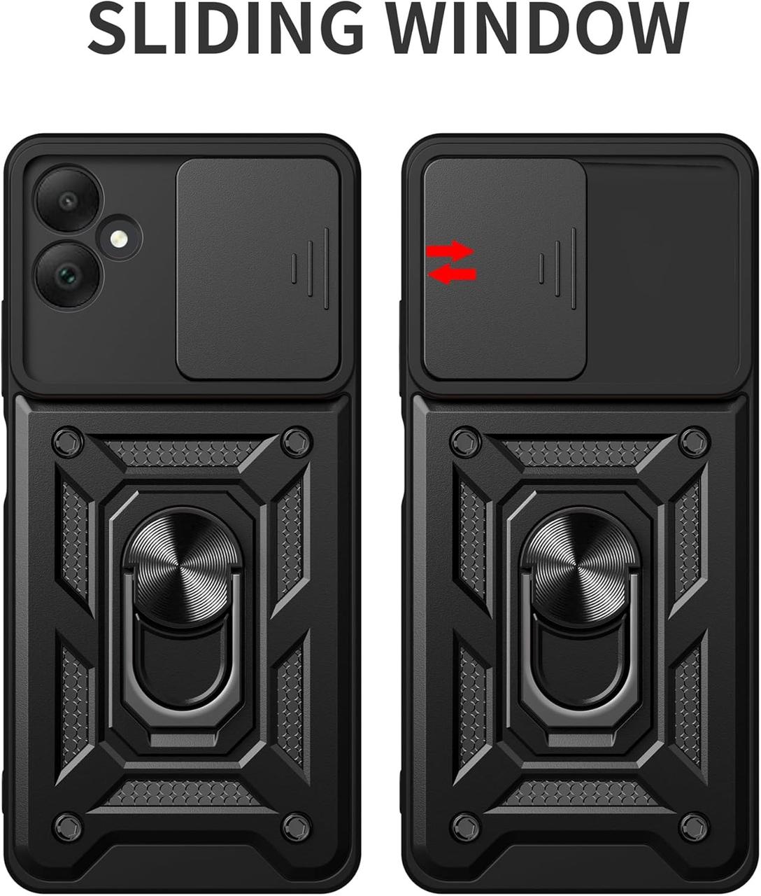 Ударостійкий чохол Camshield Serge Ring for Magnet для Samsung Galaxy A04 4G (SM-A045F)