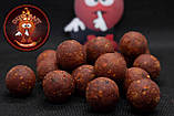 Бойли розчинні DUDI BAITS Mister Red ”Super Hot” Solubile (Гострі спеції) 1kg 24mm, фото 3