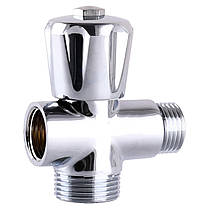 Кран вентильний для пральної машини SOLOMON 1/2" х3/4" х1/2" А7260, фото 2