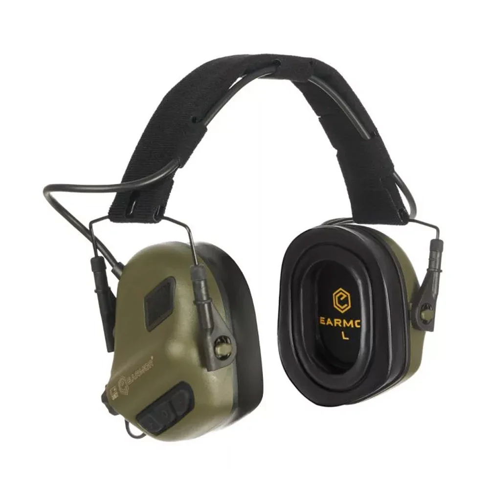 Активні тактичні навушники Earmor M31 Plus (Оливковий)