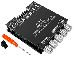 ZK-TB21 (CS8673E) bluetooth. Підсилювач потужності 2.1 з блютуз і ресивером сабвуфера