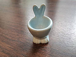 Підставка для яйця Кролик колір  блакитний