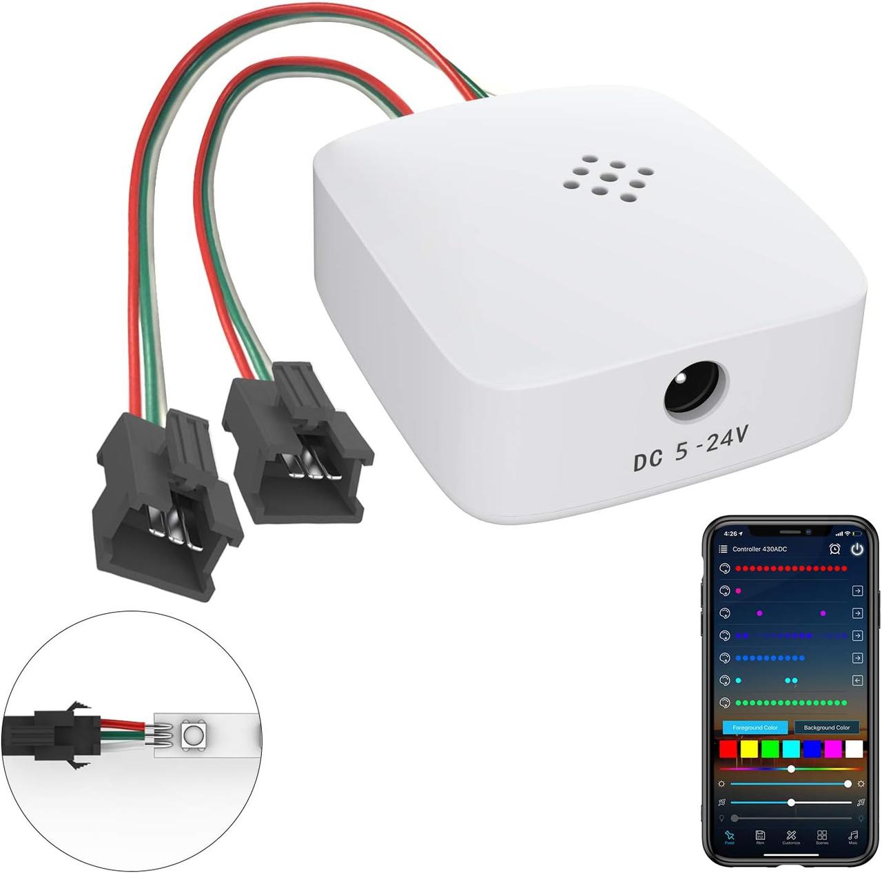 Wi-Fi контролер RGB для світлодіодної стрічки WS2811 WS2812 тощо.