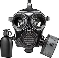 Протигаз військовий з флягою ОМ-90(ЗВП-01У) и фільтр NBC-3/SL M (А2В2Е2К2HgSXP3 D R REACTOR)