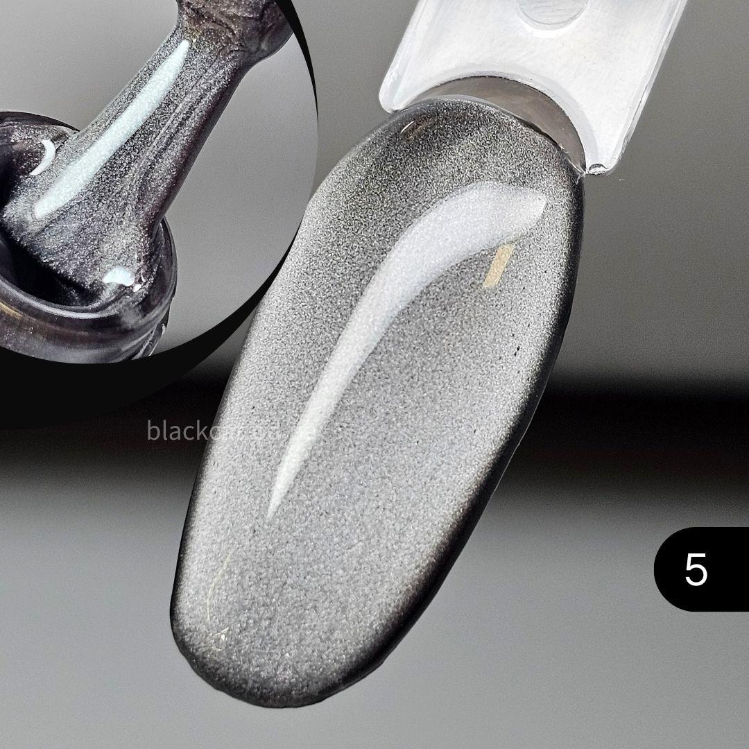 Шовкова кішка графітова, сіра, чорна гель лак котяче око для нігтів Obsidian Global 8мл №1 - фото 1 - id-p2572581131