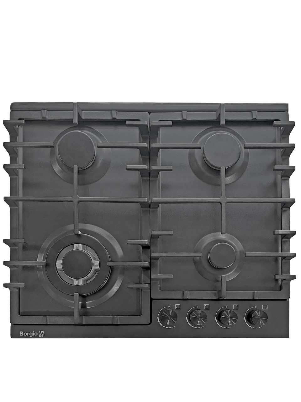 Варильна поверхня газова BORGIO DR 6342-15 Black Matt Enameled
