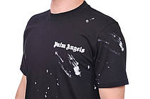 Футболка чоловіча Palm Angels 25-486 чорна, фото 6