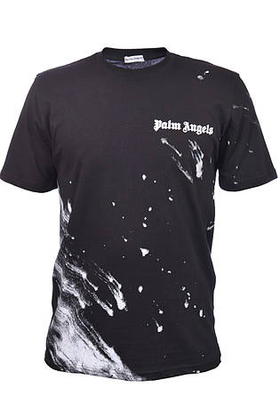 Футболка чоловіча Palm Angels 25-486 чорна, фото 1