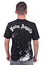 Футболка чоловіча Palm Angels 25-486 чорна, фото 5