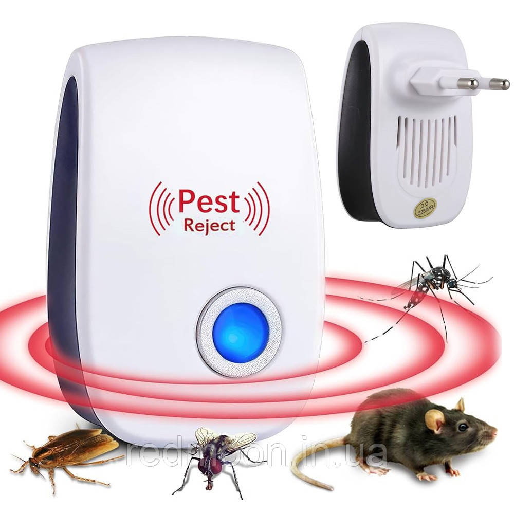 Електронний відлякувач мишей, кротів та комах Electronic Pest Repeller / Відлякувач гризунів, фото 1