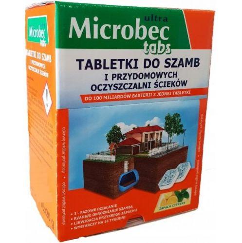 ТМ Bros Препарат Microbec Ultra TABS для септиків та вигрібних ям 16шт*20г