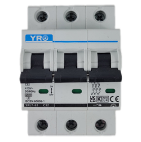 Автоматичний вимикач YRL7-63 AC Circuit Breaker 6KA 3P 230Vac 32A