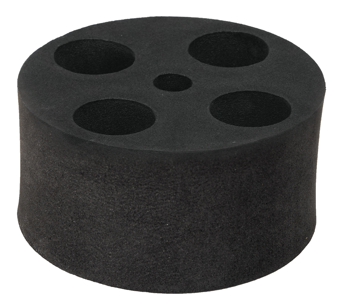 Адаптер для пробірок 50мл VT1.3.10, на 4 отвори, Ø28мм, 18900855