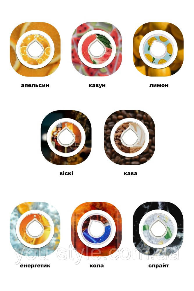 Набір капсул для пляшки яка змінює смак води Without AirUp 3 шт