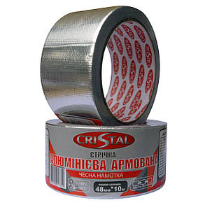 Стрічка алюмінієва армована CRISTAL 48 мм х 10 м, фото 3