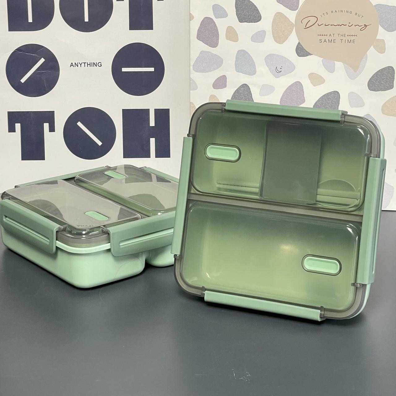 Ланч - бокс для їжі "Lunch.Yakada 15", зелений 64-637, фото 1