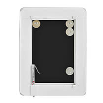 Зеркало UNIO MRR-02 SQR-RA 600 x 800 mm LED FL, фото 4