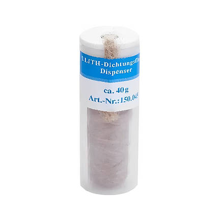 Пакля, льон сантехнічний Unigarn 40g UNIPAK (котушка в тубусі), фото 3