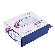 !Набір Кран вентильний кутовий з американкою SOLOMON LUX 1/2" WHITE 7777 (1уп.), фото 4