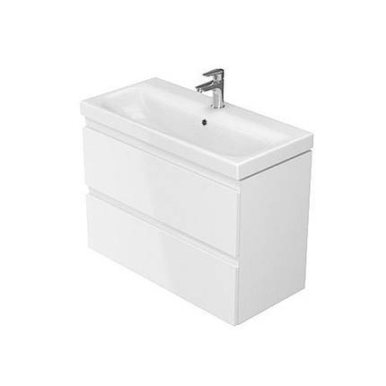 CET B06 MODUO SLIM шафка з умивальником MODUO SLIM 80 білий, фото 3