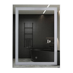 Зеркало UNIO MRR-01 SQR-AA-S 600 x 800 mm LED FL с сенсором, фото 3