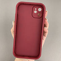 Чохол для Apple iPhone 11 бордовий чохол із зеленими авокадо на телефон айфон 11 q06h, фото 2