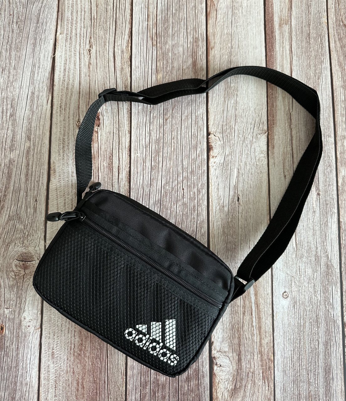 Маленька Сумка адідас Adidas барсетка чорна прямокутна