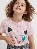 Футболка H&M на дівчинку р.98-104, 2-4 роки, Pokémon (Покемон), фото 3