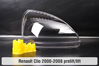 Скло фари Renault Clio (2000-2008) дорест/рест праве