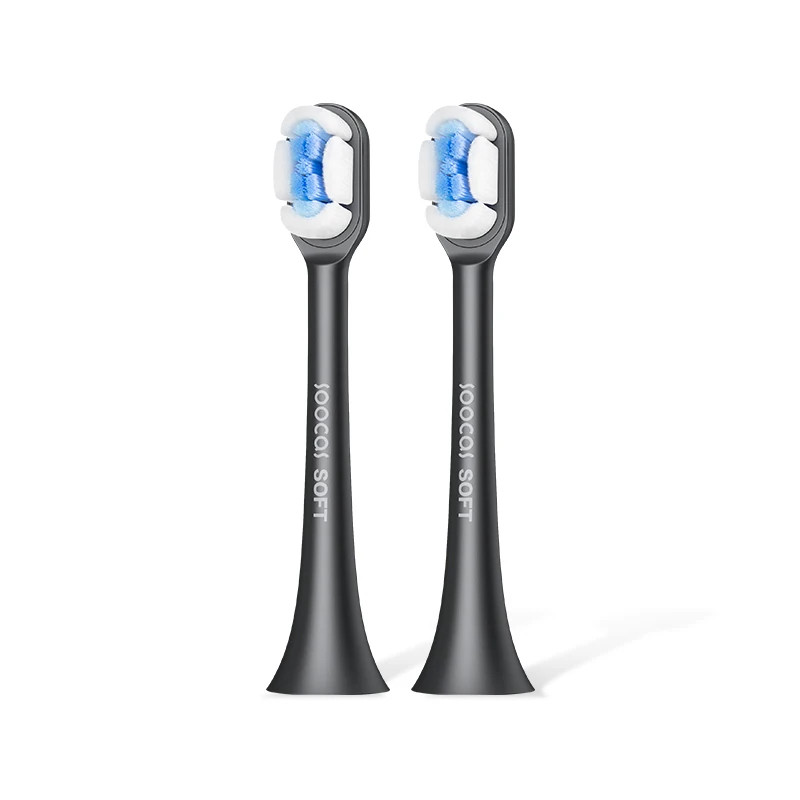 Змінні насадки Soocas Toothbrush Head General (Clean) Bh01b new version набір 2 штуки чорних