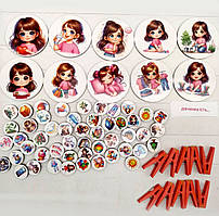 Перші дієслова для малечі (дівчинка)