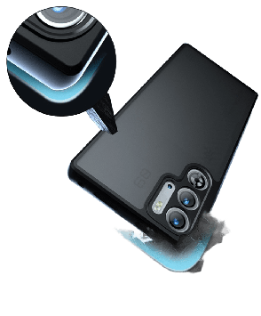Чохол на Nubia RedMagic 9 Pro бампер накладка TPU силіконовий протиударний оригінальний "ANTI-DROP"